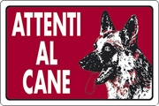 Immagine di S.ALL.ATTENTI AL CANE    30X20