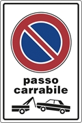 Immagine di S.ALL.PASSO CARRABILE    45X30